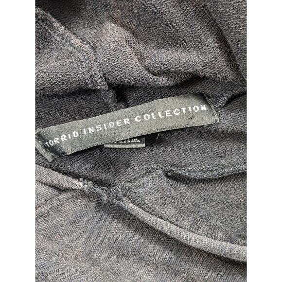 Torrid Hoodie Dead Roses 80s Tour Women 3X Distressed Sweatshirt Vintage Band - Picture 3 of 16